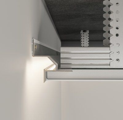 Профіль тіньового шва 12мм (LED) Білий TSL12-W фото