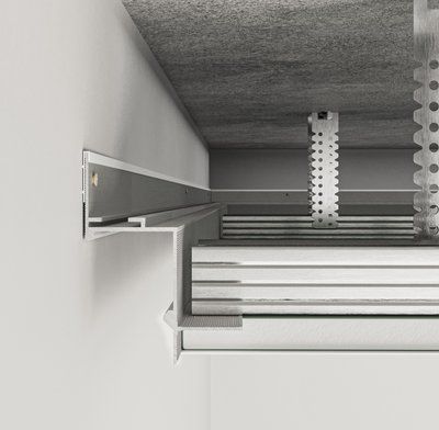 Профіль тіньового шва 35мм з розсіювачем (LED) RAL TSL35L-RAL фото
