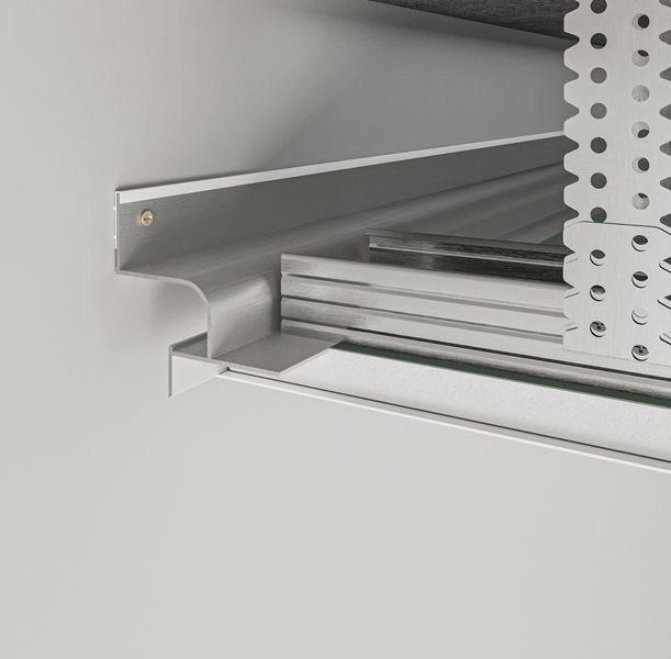 Профиль теневого шва 20мм (LED) Черный TSL201-B фото