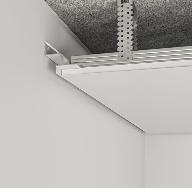 Профиль теневого шва 20мм (LED) Черный TSL201-B фото